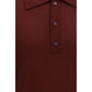 Valentino Garavani Bordeaux Wool Oves Aries Polo Shirt