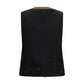Burberry Brown Wool Oves Aries Sleveless Jacket