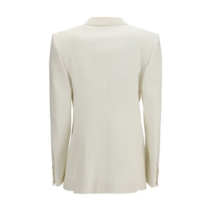 Givenchy White Wool Oves Aries Jacket