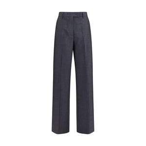 Miu Miu Gray Wool Oves Aries Dress Pants