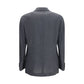Brunello Cucinelli Gray Wool Oves Aries Blazer