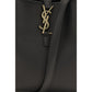 Saint Laurent Black Calf Leather Bos Taurus Shoulder Bag