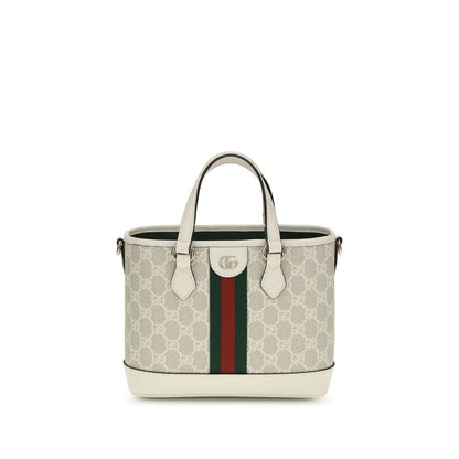 Gucci White Fabric Handbag