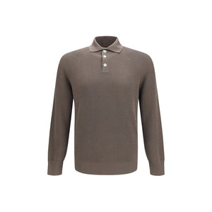 Brunello Cucinelli Brown Cotton Shirt