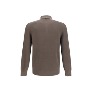 Brunello Cucinelli Brown Cotton Shirt
