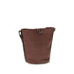 Brunello Cucinelli Bordeaux Cotton Shoulder Bag