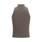 Brunello Cucinelli Brown Cashmere Sleeveles Sweater