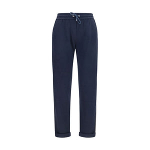 Brunello Cucinelli Blue Polyamide Casual Pants