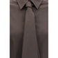 Brunello Cucinelli Brown Cotton Dress Shirt