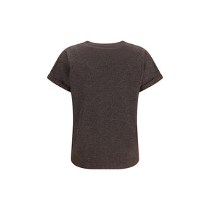 Brunello Cucinelli Brown Nylon T-Shirt