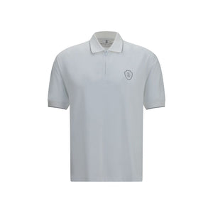 Brunello Cucinelli White Polyamide Polo Shirt