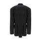 Balenciaga Black Wool Oves Aries Blazer