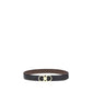 Ferragamo Black Calf Leather Bos Taurus Regular Belt