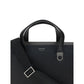 Ferragamo Black Calf Leather Bos Taurus Briefcase