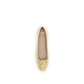 Valentino Garavani Gold Napa Leather / Calf Bos Taurus Ballet Flats