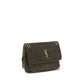 Saint Laurent Gray Lamb Ovis Aries Aries Shoulder Bag
