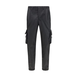 Prada Black Polyamide Cargo Pants