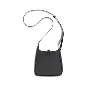 Tory Burch Black Calf Leather Bos Taurus Shoulder Bag