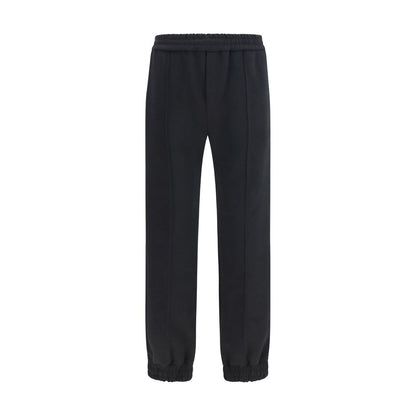 Valentino Garavani Black Cotton Joggers (Workout Pants)