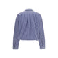 Miu Miu Blue Cotton Dress Shirt