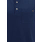 Valentino Garavani Blue Cotton Polo Shirt