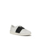 Valentino Garavani Black And White Calf Leather Bos Taurus Low Top Sneakers