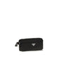 Prada Black Recycled Polyamide Clutch Bag