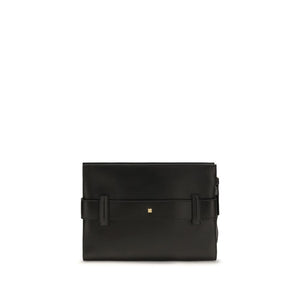 Balmain Black Lamb Ovis Aries Aries Shoulder Bag