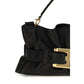 Balmain Black Calf Leather Bos Taurus Shoulder Bag