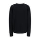 Balmain Black Wool Oves Aries Sweatshirt