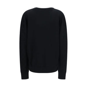 Balmain Black Wool Oves Aries Sweatshirt