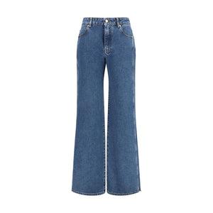 Balmain Blue Cotton Jeans Denim