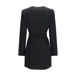 Balmain Black Wool Oves Aries Blazer