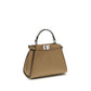 Fendi Beige Calf Leather Bos Taurus Shoulder Bag