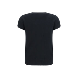 Balmain Black Wool Oves Aries Sleeveles Sweater