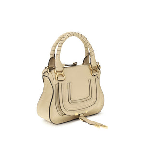 Chloé Beige Calf Leather Bos Taurus Shoulder Bag