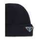 Prada Black Wool Oves Aries Beanie