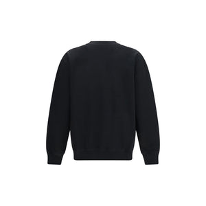 Balmain Black Cotton Sweatshirt