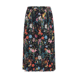 Gucci Multicolor Silk Midi Skirt