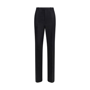 Gucci Black Silk Dress Pants