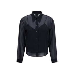 Gucci Black Silk Dress Shirt