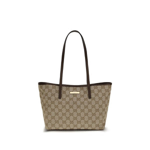 Gucci Beige Fabric Handbag