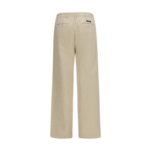 Prada Beige Cotton Casual Pants