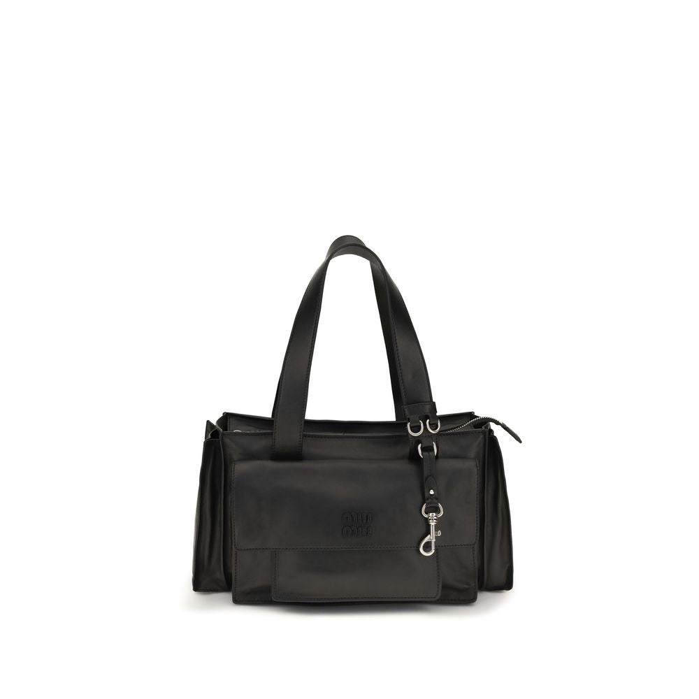 Miu Miu Brown Calf Leather Bos Taurus Shoulder Bag