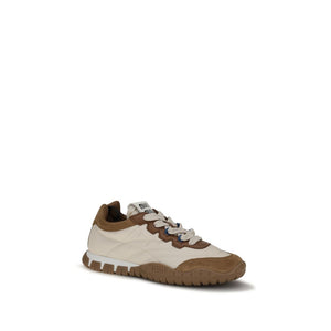 Miu Miu Beige Polyamide Athletic Sneakers