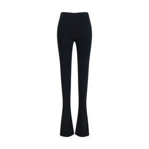 Gucci Black Viscose Flared Pants