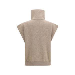 Brunello Cucinelli Beige Cashmere Cardigan
