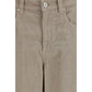 Brunello Cucinelli Beige Cotton Casual Pants
