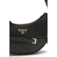 Prada Black Calf Leather Bos Taurus Backet Bag
