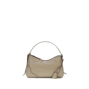 Prada Gray Calf Leather Bos Taurus Backet Bag